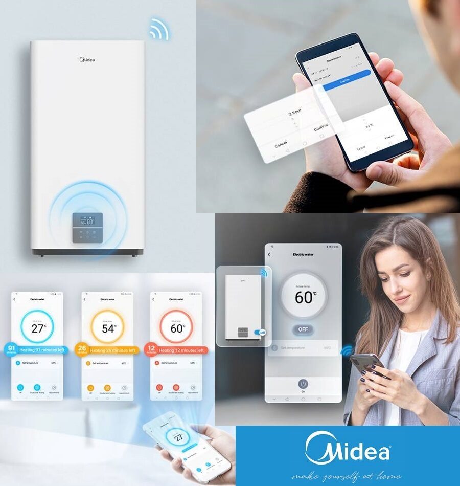 Midea D100-20ED6 bojler 100 L wifi