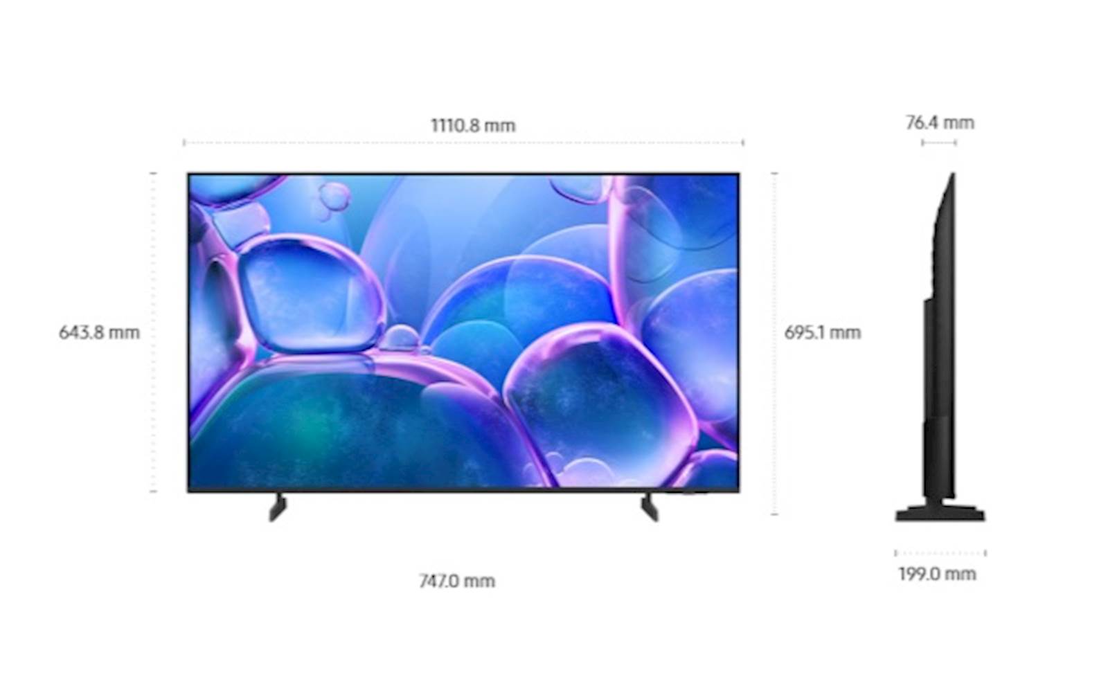 SAMSUNG UE43U8092FUXXH, Smart TV 4K