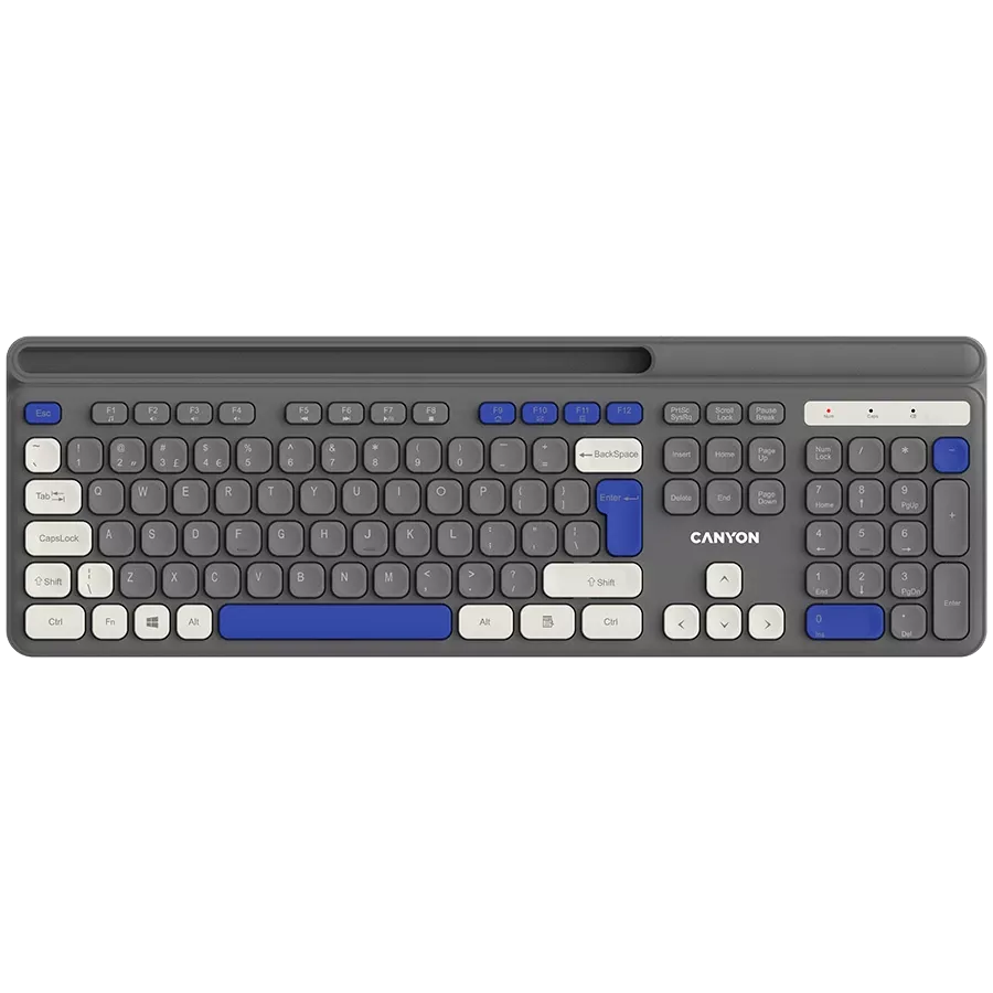CAYNON keyboard HKB-W03 EN Wireless Gray Imazhi kryesor