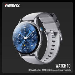 Remax Smartwatch Amoled Display  Chivei + Silver Watch10