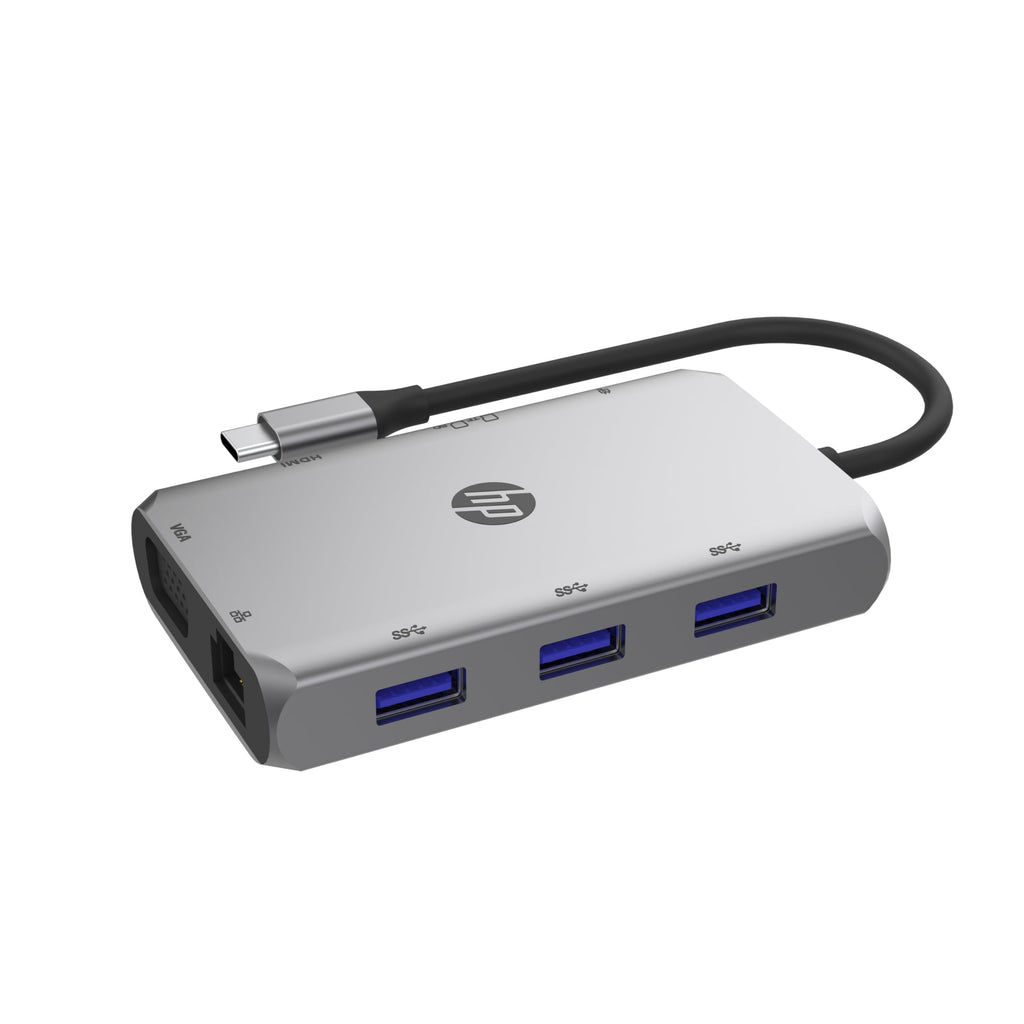 HP Connect 9 in 1  KONVERTUES TYPE C NE HDMI/VGA/LAN/SDCARD TC236