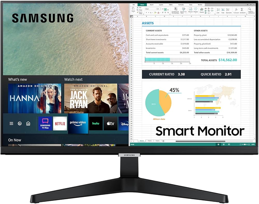 SAMSUNG LS24AM506NUXEN Monitor 24', Smart