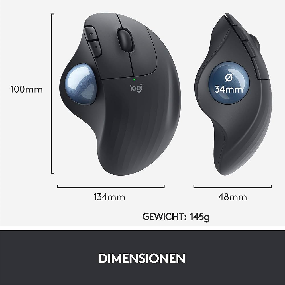 Logitech Mouse me wifi ERGO M575S