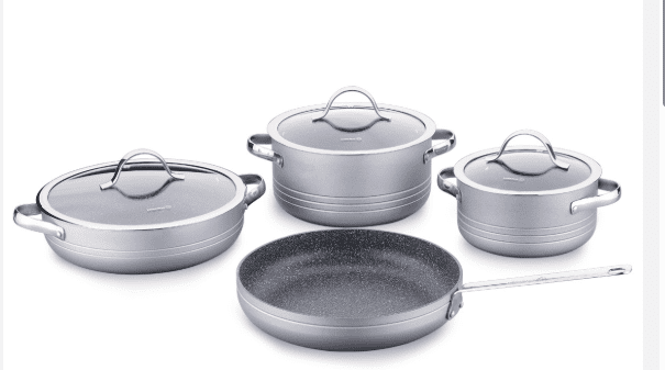 KORKMAZ A2619-3 LINEA SET TENGJERE 7PCS GRANIT Imazhi kryesor