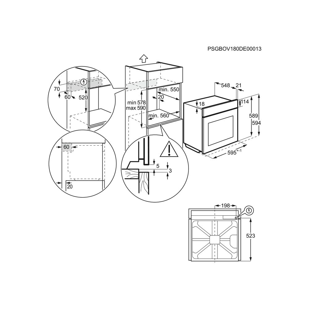 ELECTROLUX EOD5C50Z Furre Steam Bake