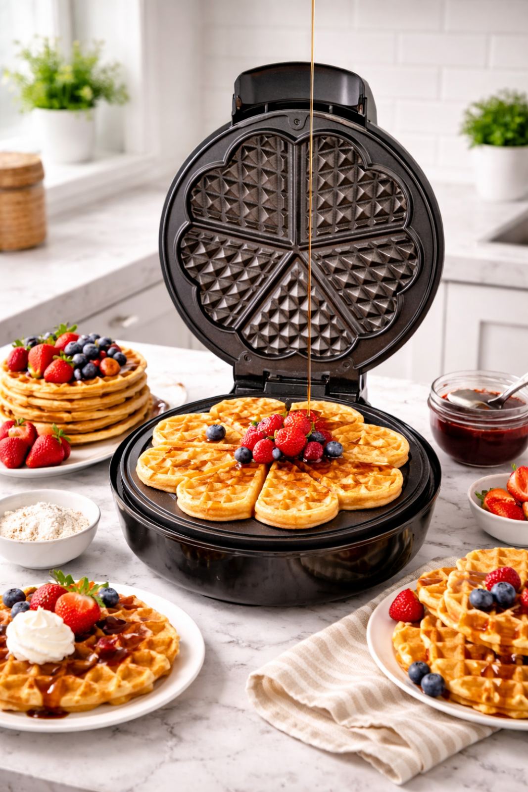 Toster për Waffle HOFFMANS - HM-3024