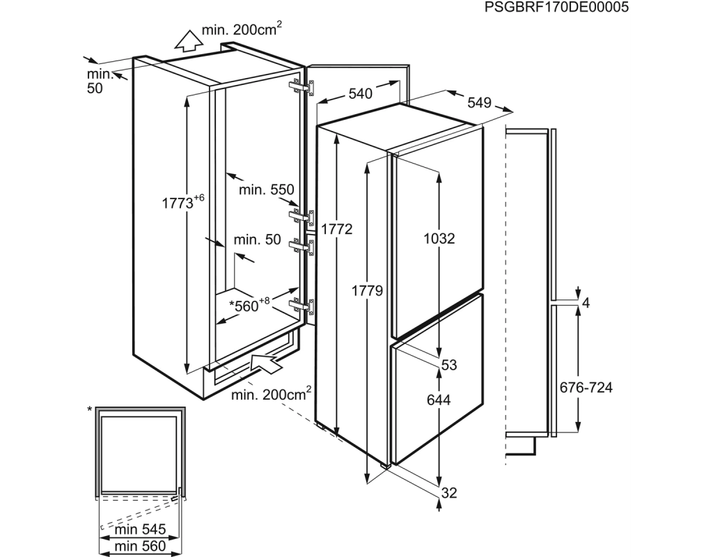 ELECTROLUX KNT2LF18S Frigorifer Full Montues - Figura 4