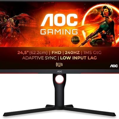 AOC Gaming 25G3ZM/BK  Gaming Monitor – 25″1920 x 1080 Full HD (1080p)  240 Hz