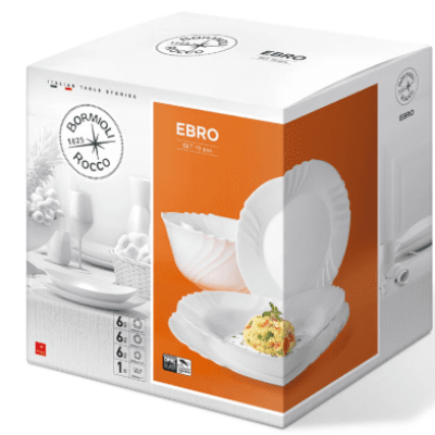 EBRO SET VAJILLA 19PZ