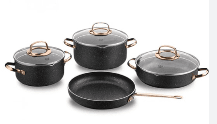 KORKMAZ A1371 GALAKSI SET TENGJERE 7PCS GRANIT