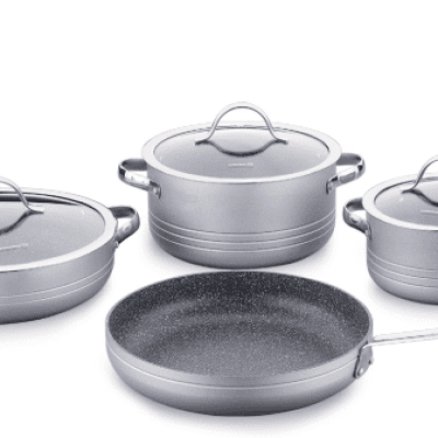 KORKMAZ A2619-3 LINEA SET TENGJERE 7PCS GRANIT