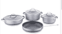 KORKMAZ A2619-3 LINEA SET TENGJERE 7PCS GRANIT